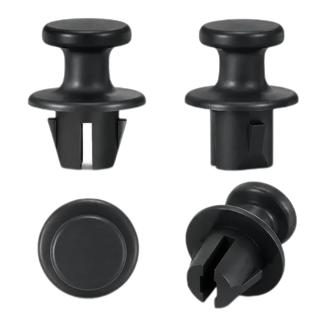 Set of improved-design replacement parcel shelf pins for a Ford Kuga MK3