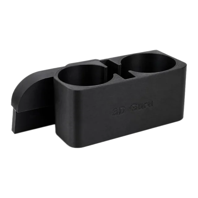 Pair of rear-seat cup holder and snack trays with phone holder for a VW ID. Buzz